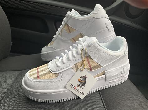 CUSTOM BURBERRY AIR FORCE 1 SHADOW .